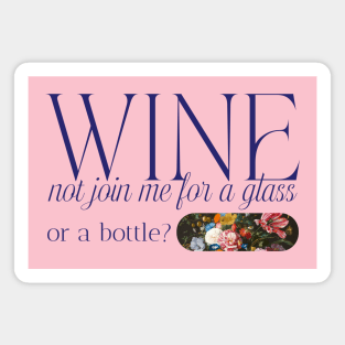 Wine Lover Wine Drinker Magnet